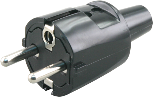 Prise Enzo | ra | pvc | 10 16a | noir - 00.110.12