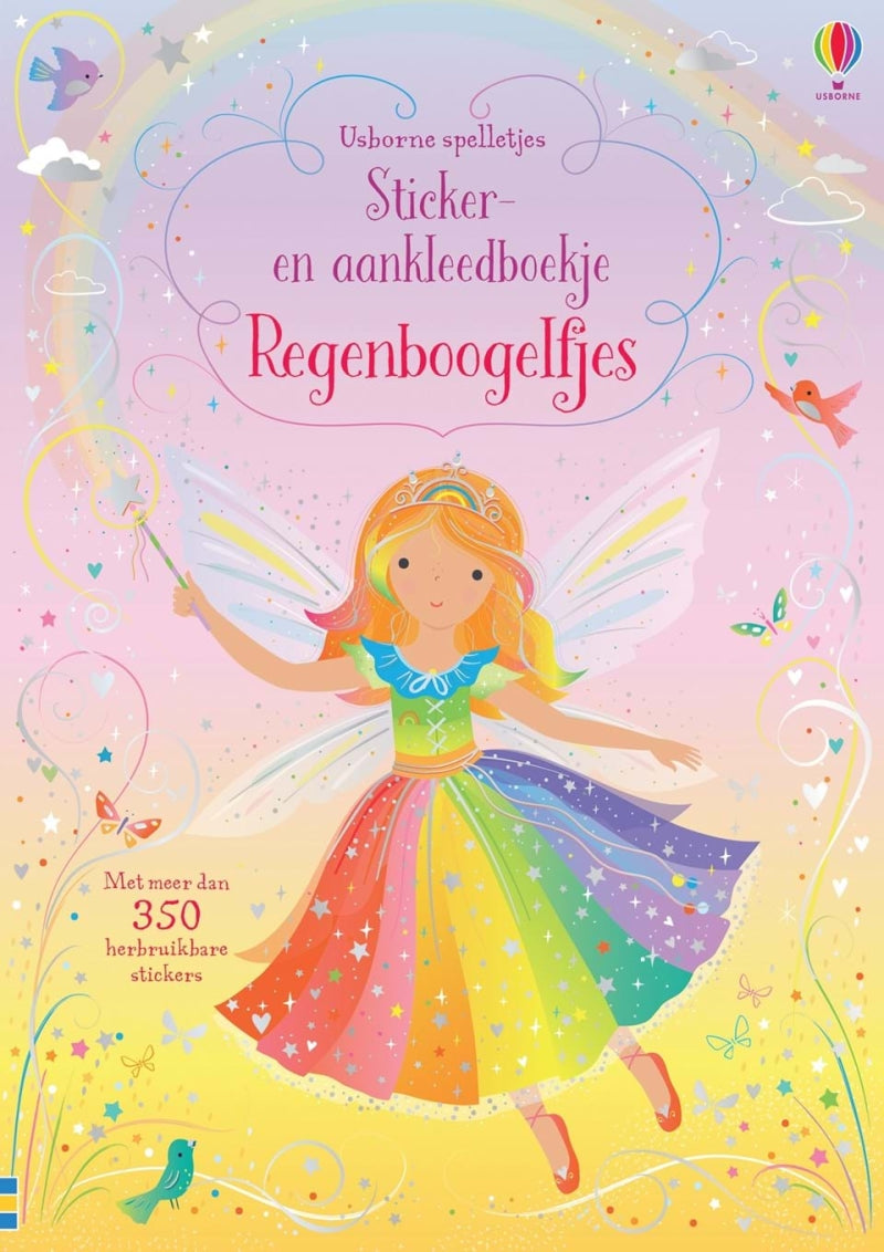 WPG Uitgevers Sticker and Dreshing Booklet Regenboogjes
