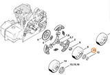 Accessoires Stihl 00009581022 | partie | bague 27 mm - 00009581022