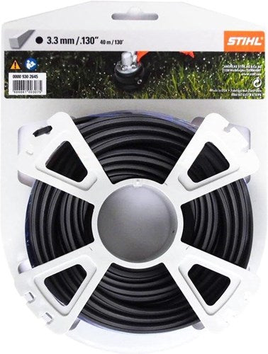 Accessoires Stihl ligne de coupe carrée en rouleau | ø 3,3 mm x 38,0 m - 00009302645