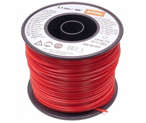 Fil de coupe Stihl 5 angles ø 2,7 mm x 38,0 m - 9303342 - 00009303342