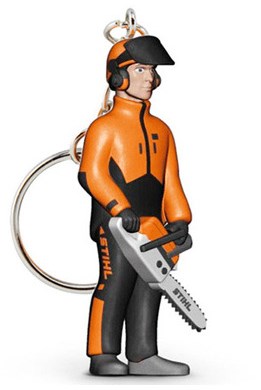 Porte-clés Stihl ouvriers forestiers | 6 cm - 4209600002