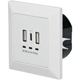 Prise avec USB