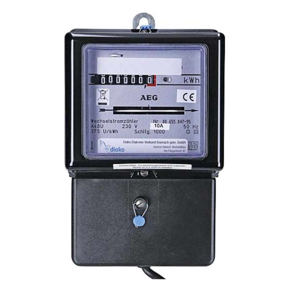 Compteur Kwh - 1 phase - 10a