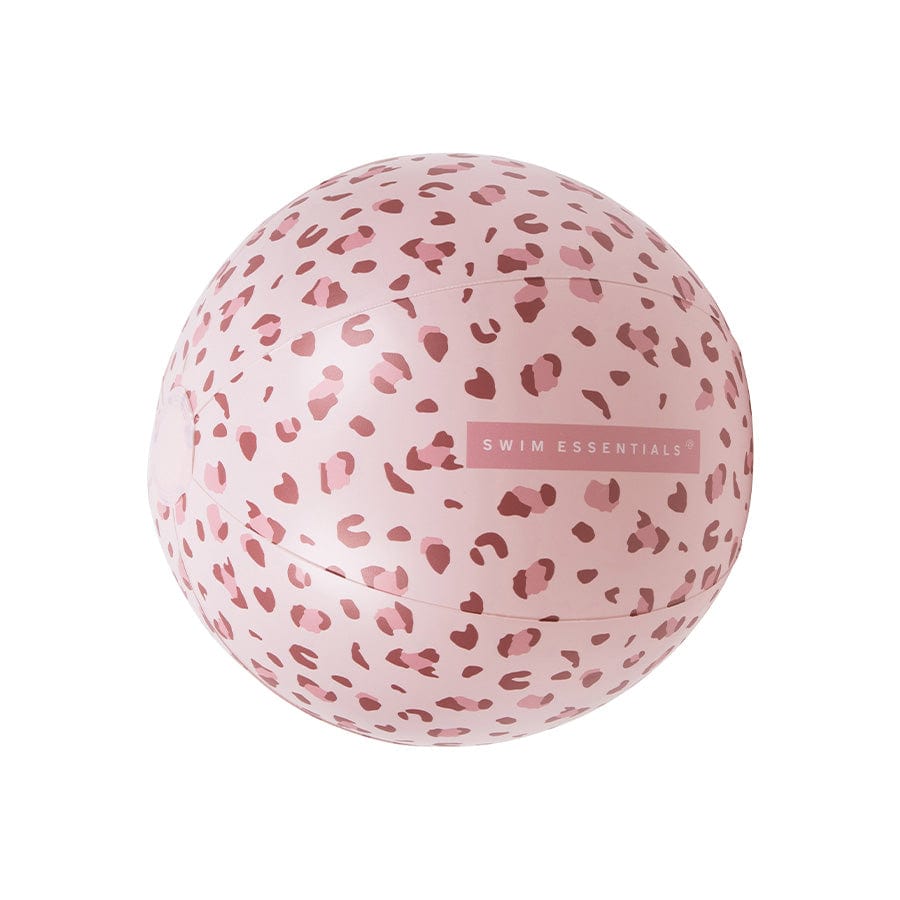 Léopard | ballon de plage vieux rose ø 51 cm