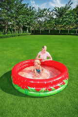 Piscine Bestway 3 anneaux fraise 160x38cm