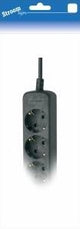 Stroomlijn tcd ra 3-voudig 1,5 meter snoer zwart 6672279