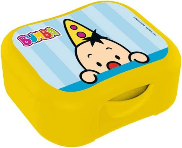Studio 100 boîte à biscuits bumba junior 12 cm jaune