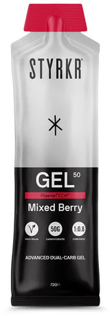 Gel énergétique Styrkr gel50 double glucides