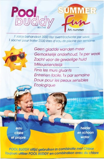 Summer Fun Manutenance Misurante Buddy della piscina per 2000 litri bianchi