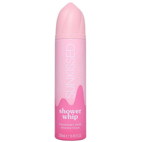 Sunkissed shower whip strawberry swirl shower foam 250ml