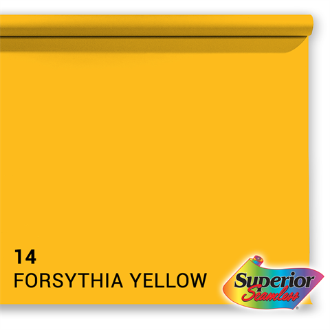 Carta di sfondo superiore 14 Forsythia giallo 1,35 x 11m