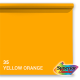 Superior background paper 35 Yellow-Orange 1.35 x 11m