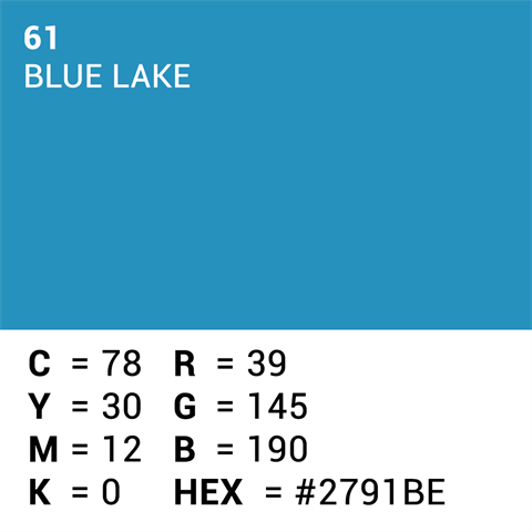 Superior tle papier 61 Blue Lake 1,35 x 11m