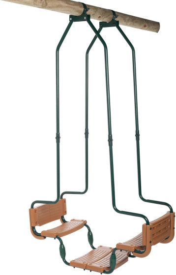 Swing Duo Swing 250 270 cm en acier vert naturel