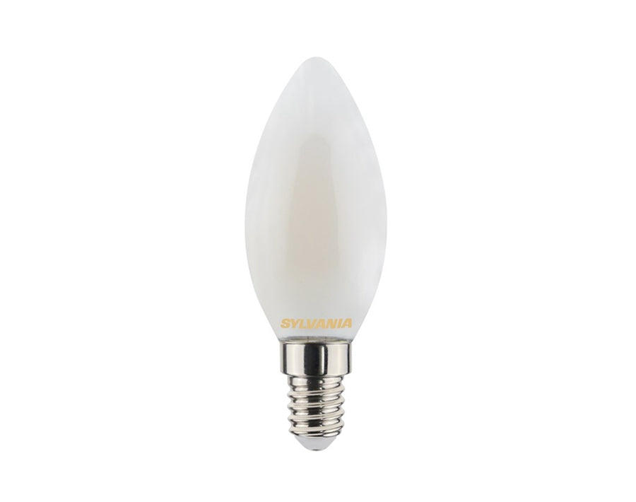 Lampe LED Sylvania - bougie - e14 - 470 lm - mate - dimmable