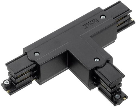 Pièce en T gauche fixe à 90° pour. rail triphasé noir - 5050055