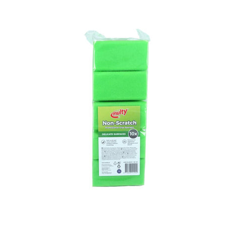 Multy tampons à récurer anti-rayures 10 pcs vert
