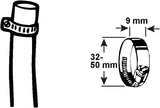 Anneau de tension Cornat 32-50mm 1er inox - t308305