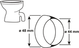 Raccord WC extérieur Cornat 44mm 48mm - t360299