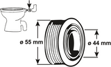 Raccord WC intérieur Cornat 44mm 55mm - t360399