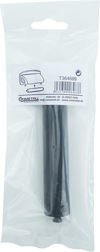 Cornat porte-rouleau de papier toilette PVC de rechange noir - t364699