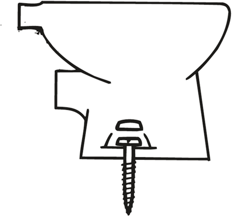 Capuchon Cornat pour vis inférieure (2 pcs) wi - t364800