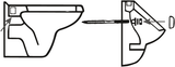 Cornat couvre-abattant WC universel wi - t364900