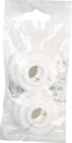 Pince Cornat rosace plastique 18mm (4pcs) - t384008