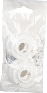 Pince Cornat rosace plastique 18mm (4pcs) - t384008