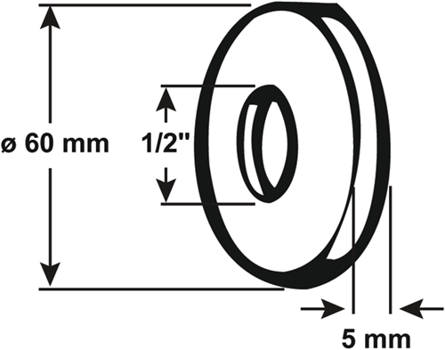 Rosace Cornat 1 2x5mm ms - t384101