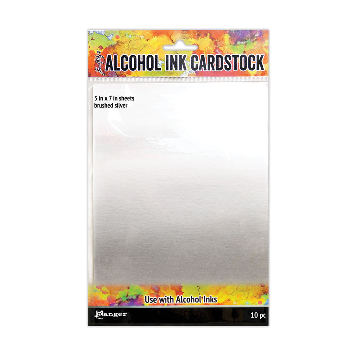 Ranger ink ranger • tim holtz encre à alcool carton argent brossé
