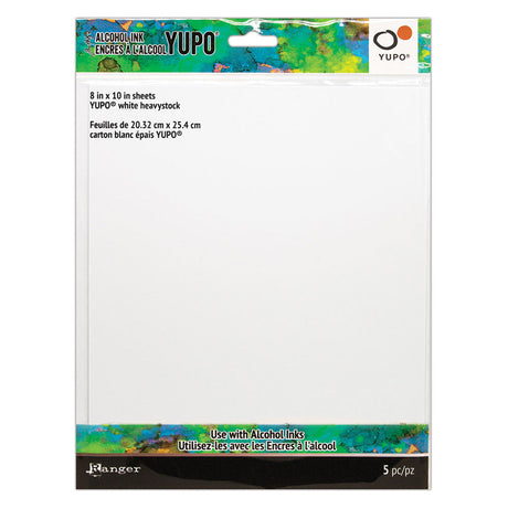 Ranger encre ranger • encre alcoolisée Tim Holtz Yupo Heavystock blanc