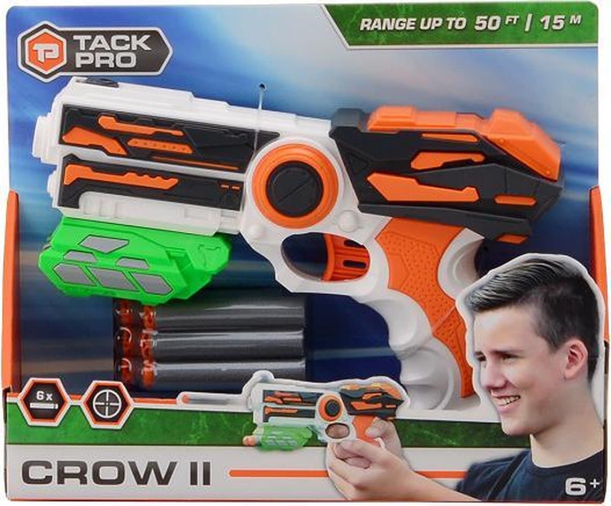 Bongers toy tack pro crow ii avec 6 fléchettes 23 cm