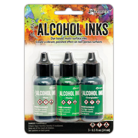 Ranger ink ranger • encres alcoolisées Tim Holtz mousse, mojito everglades 14 ml