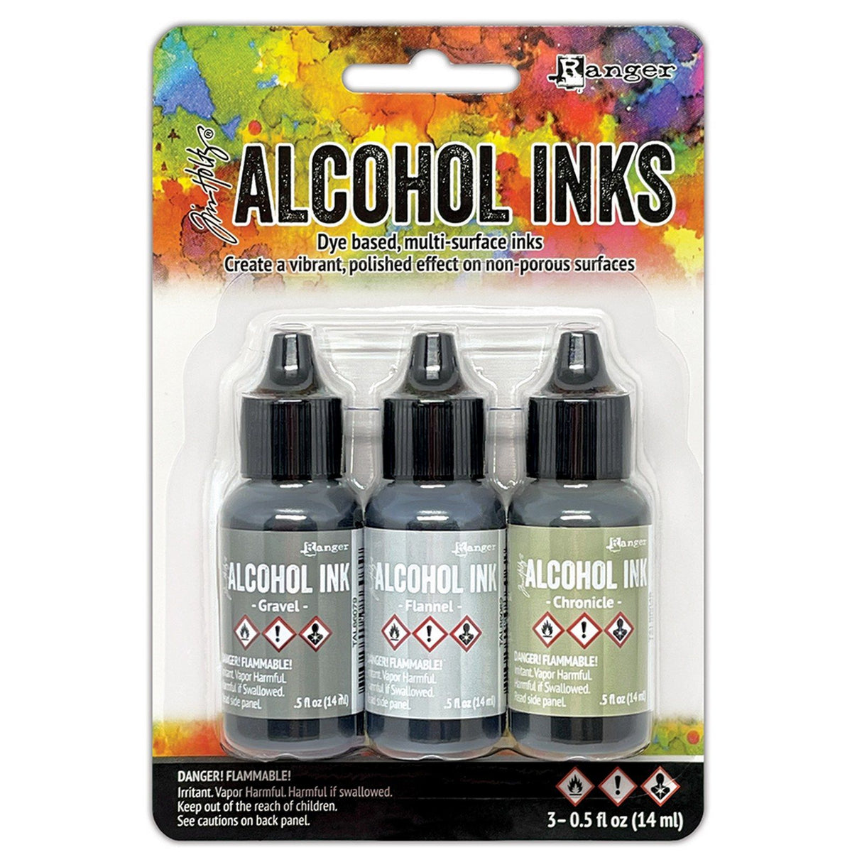 Ranger Ink Ranger • Kit d'encre alcoolisée Tim Holtz Crossroads 3pcs