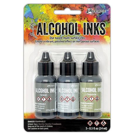 Ranger Ink Ranger • Kit d'encre alcoolisée Tim Holtz Crossroads 3pcs