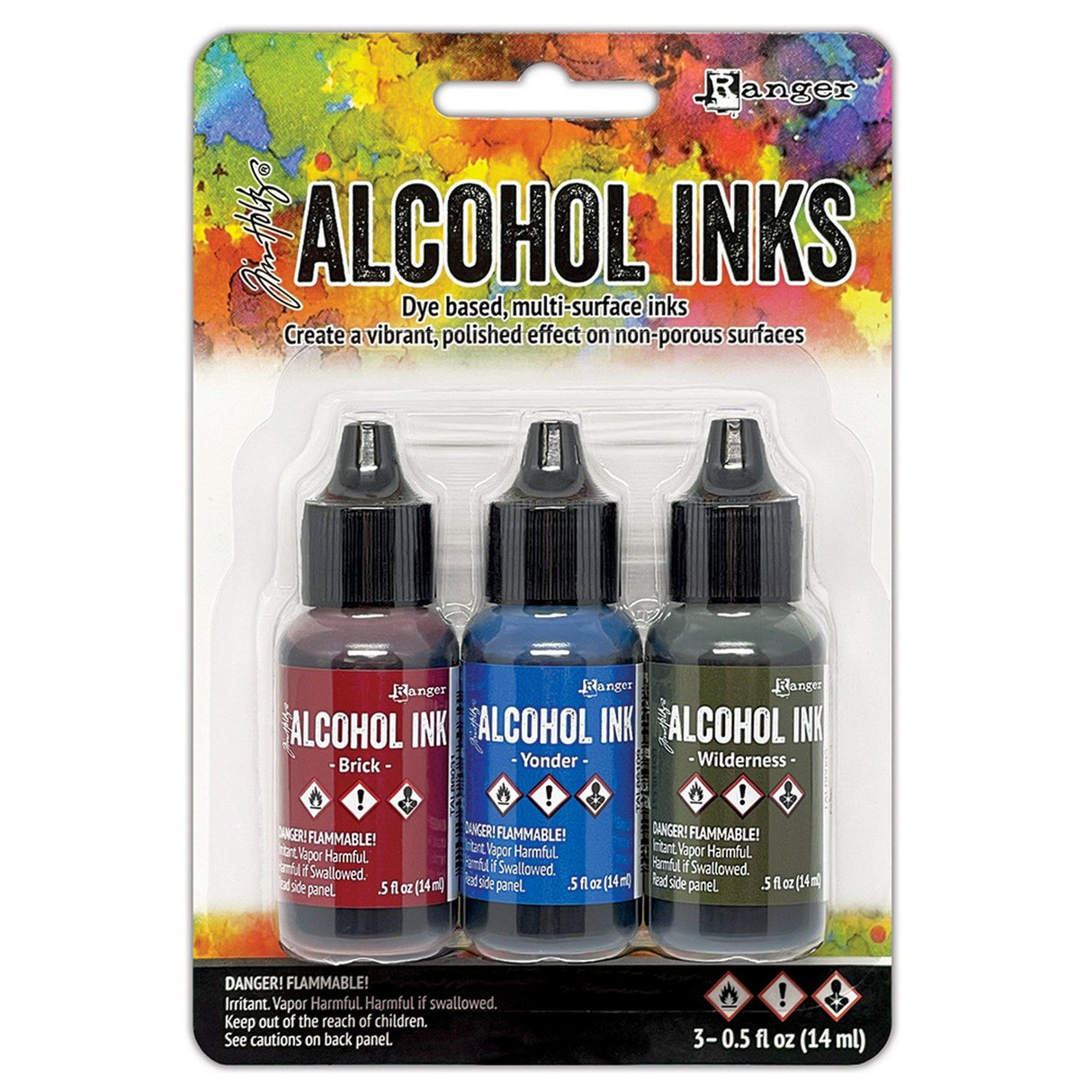 Ranger Ink Ranger • Kit d'encre alcoolisée Tim Holtz Expédition 3 pièces