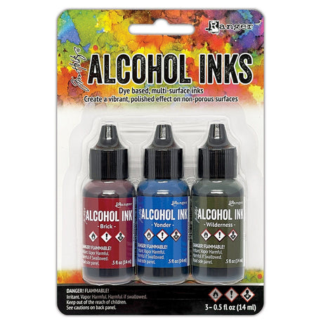 Ranger Ink Ranger • Kit d'encre alcoolisée Tim Holtz Expédition 3 pièces