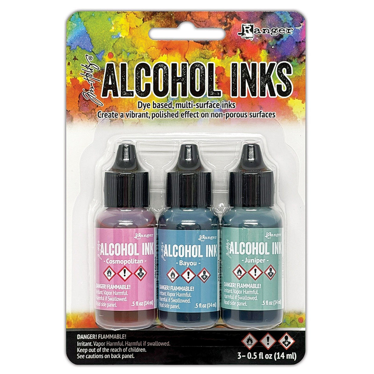 Ranger ink ranger • kit d'encre alcoolisée Tim Holtz escapade 3 pièces