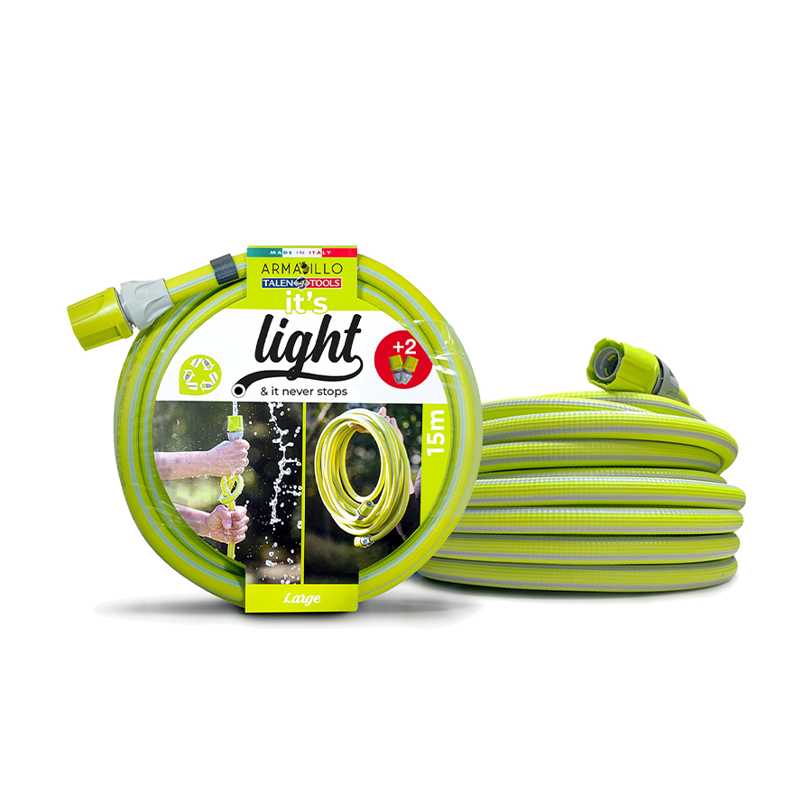 Talen tools armadillo it's light tuinslang 15m limoen 3-delig