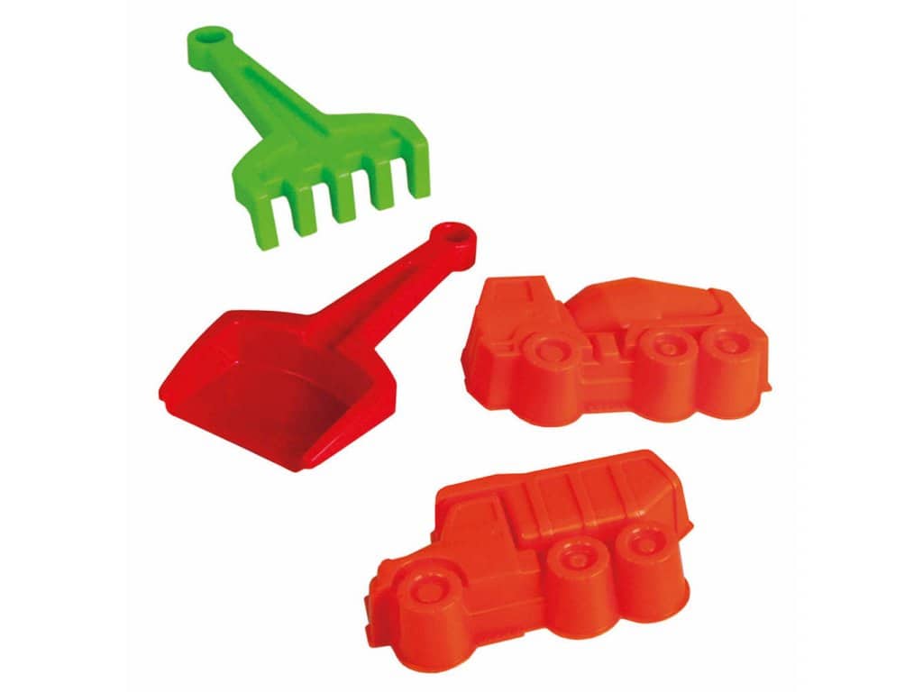 Dinotoys Dino Toys Pelle Tatra, râteau et 2 moules à sable