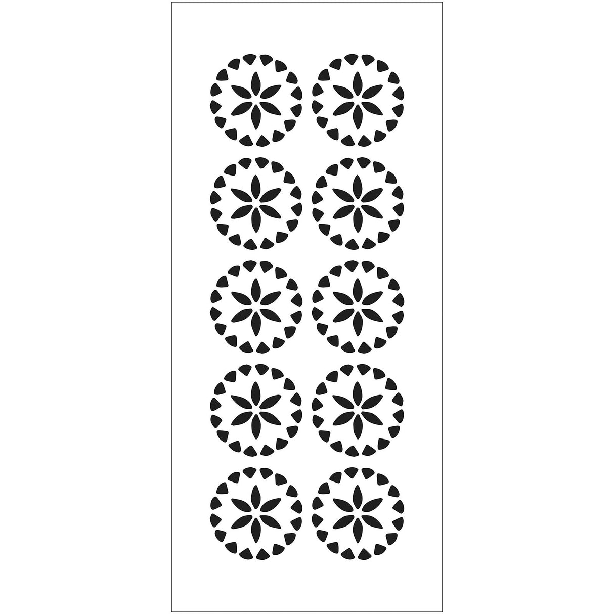 L'atelier de l'artisan • Modèle slimline fleurs en cristal