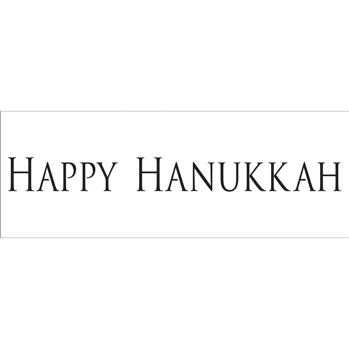 L'atelier de l'artisan • pochoir bordure rustique 41,91x15,2cm happy hanukkah