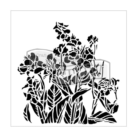 L'atelier de l'artisan • gabarit 30x30cm Lys Canna