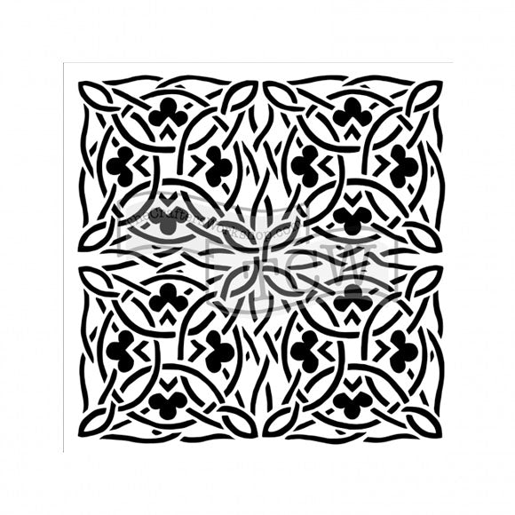 L'atelier des artisans • gabarit 15x15cm motif celtique