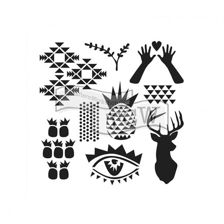 L'atelier des artisans • gabarit 15x15cm images tendances