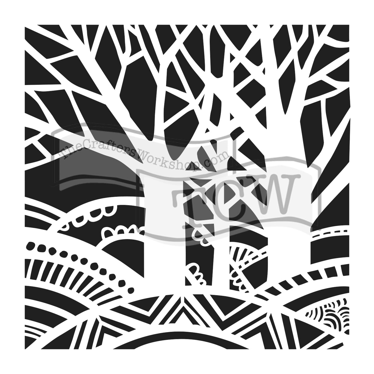 L'atelier de l'artisan • gabarit 30x30cm arbre paradis