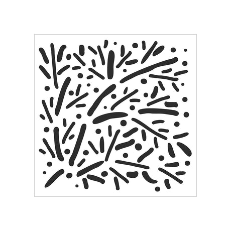 L'atelier artisanal • gabarit 15,2x15,2cm branches éparses