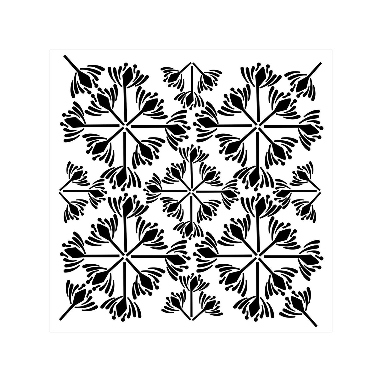 L'atelier de l'artisan • gabarit carrelage de jardin 15,2x15,2 cm